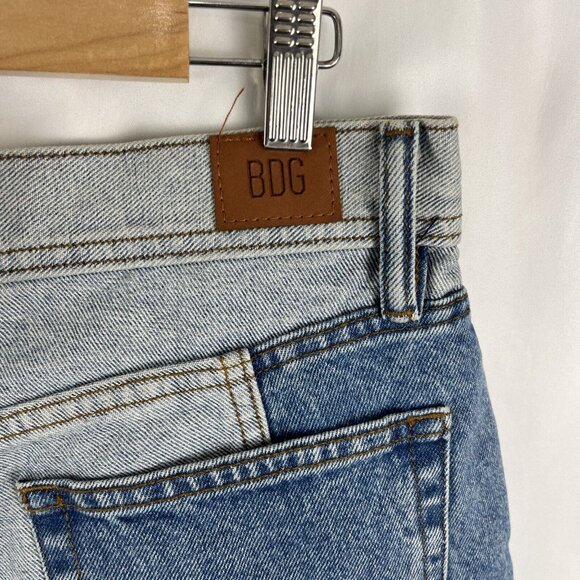 BDG Urban Outfitters Jessye Straight Spliced Two-Tone Jeans Women's Size 30 - Picture 5 of 10